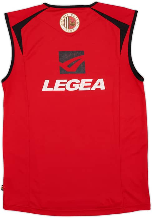 2006-07 Ascoli Legea Player Issue Training Vest #38 - 7/10 - (L)
