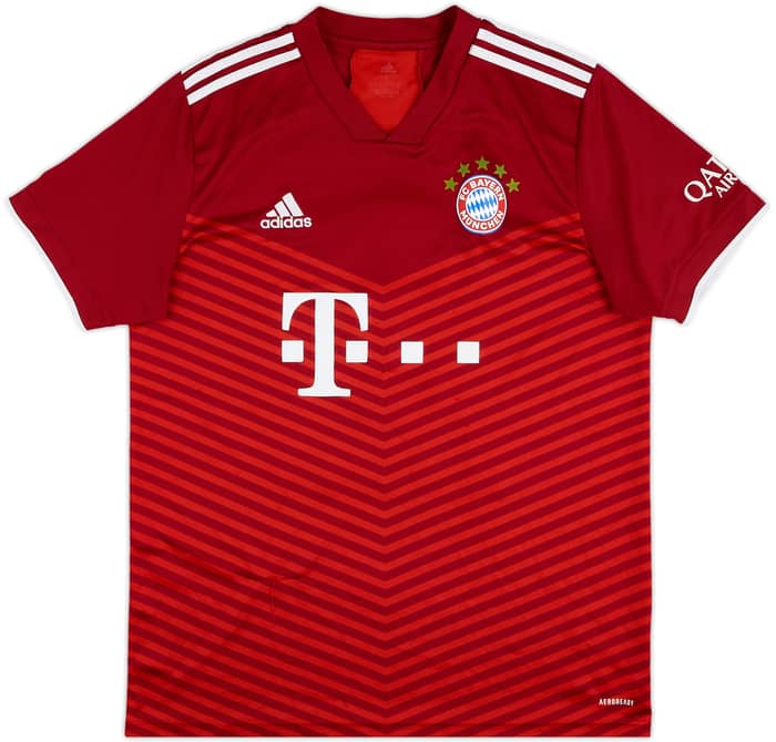 2021-22 Bayern Munich Home Shirt Lewandowski #9 - 5/10 - (L)