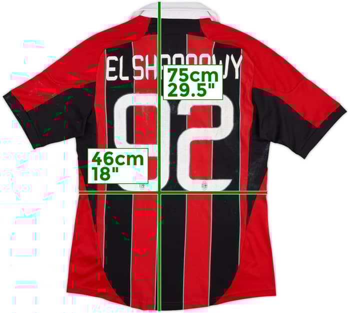 2012-13 AC Milan Home Shirt El Shaarawy #92 - 4/10 - (M)