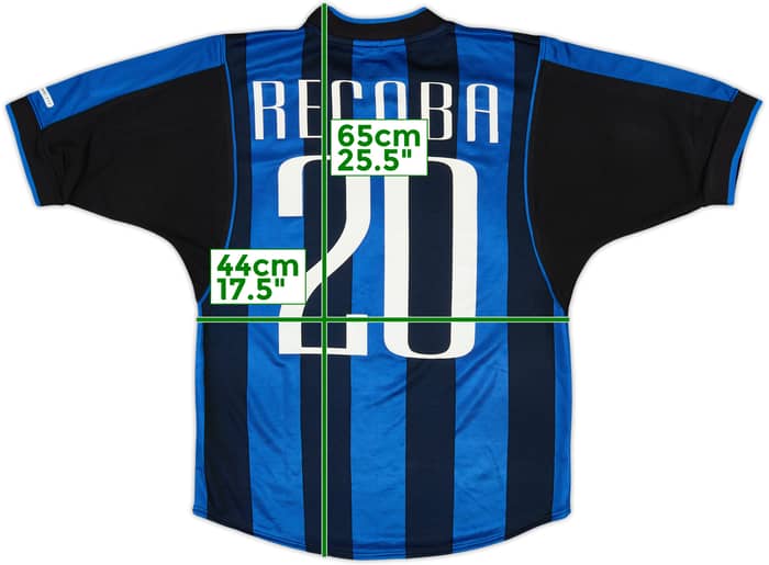2000-01 Inter Milan Home Shirt Recoba #20 - 5/10 - (L.Boys)