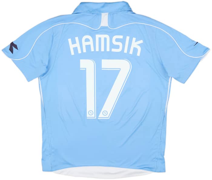 2008-09 Napoli Home Shirt Hamsik #17 - 8/10 - (M)