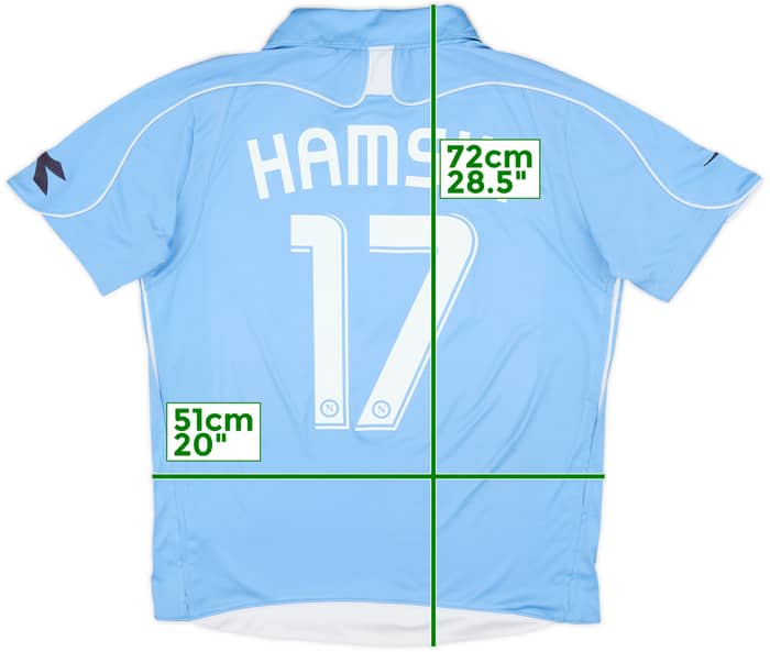 2008-09 Napoli Home Shirt Hamsik #17 - 8/10 - (M)