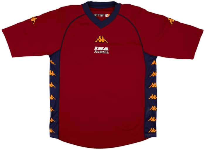 2001-02 Roma Kappa Training Shirt - 7/10 - (XL)