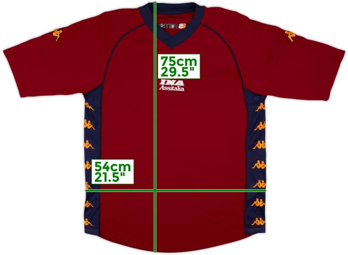 2001-02 Roma Kappa Training Shirt - 7/10 - (XL)