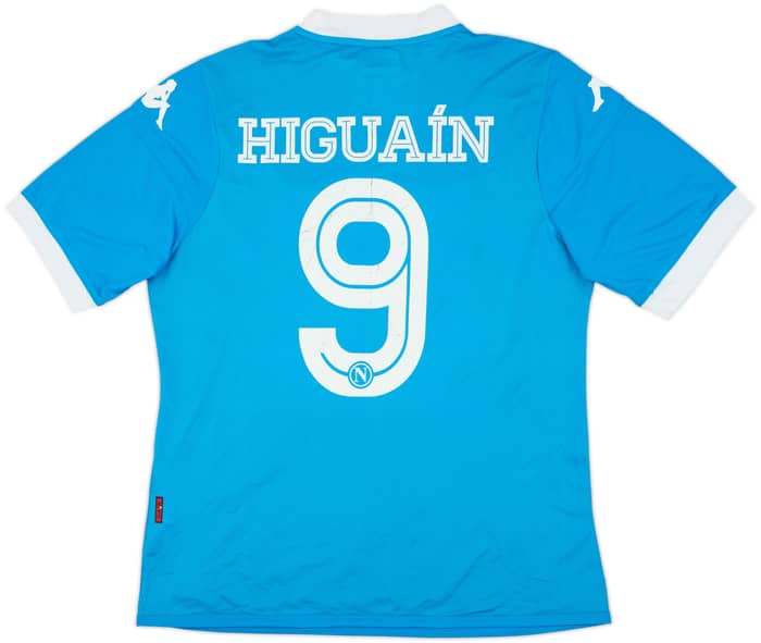 2015-16 Napoli Authentic Home Shirt Higuain #9 - 6/10 - (XL)