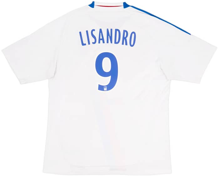 2010-11 Lyon Home Shirt Lisandro #9 - 7/10 - (XL)