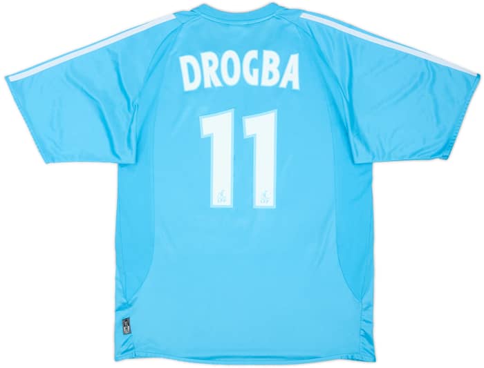 Camiseta de visitante del Olympique Marseille 2003-04 Drogba #11 - 6/10 - (M)