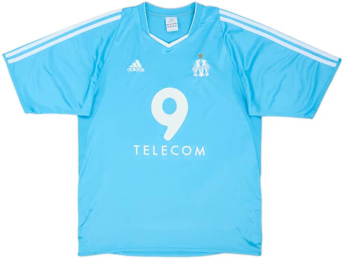 Camiseta de visitante del Olympique Marseille 2003-04 Drogba #11 - 6/10 - (M)