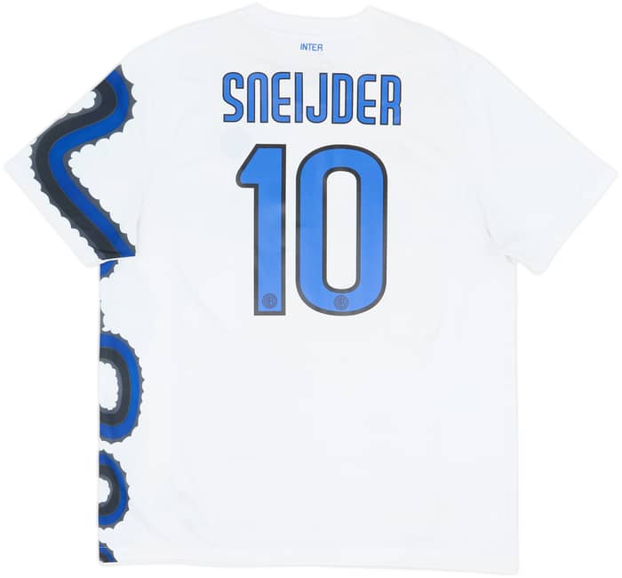 2010-11 Inter Milan Away Shirt Sneijder #10 - 8/10 - (XL)