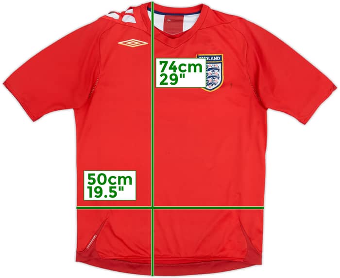 2006-08 England Away Shirt - 5/10 - (M)