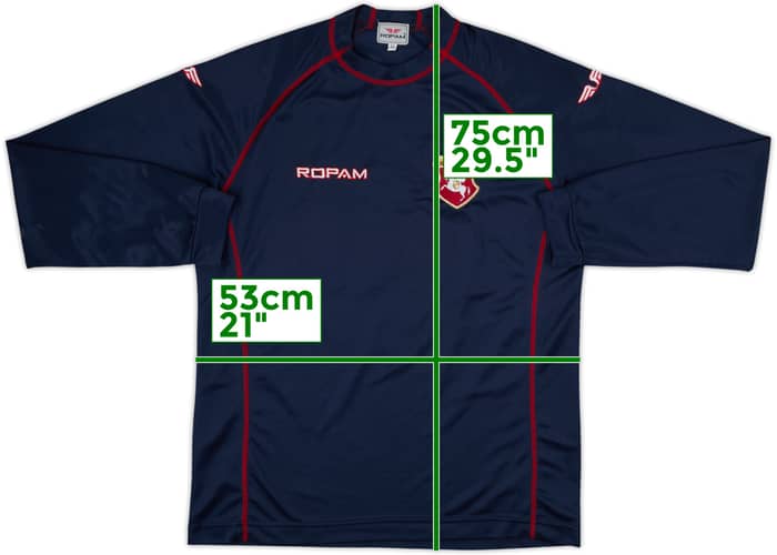 2001-02 Ancona Third L/S Shirt #19 - 7/10 - (XL)