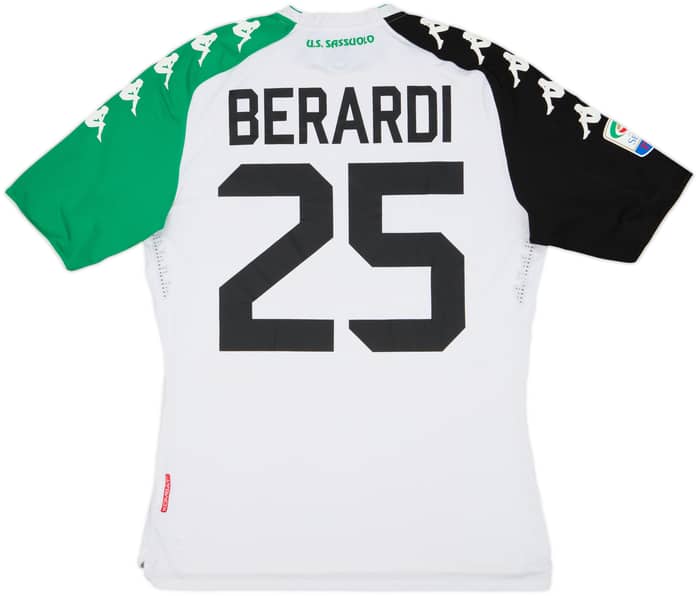2017-18 Sassuolo Away Shirt Berardi #25 - 7/10 - (XXL)