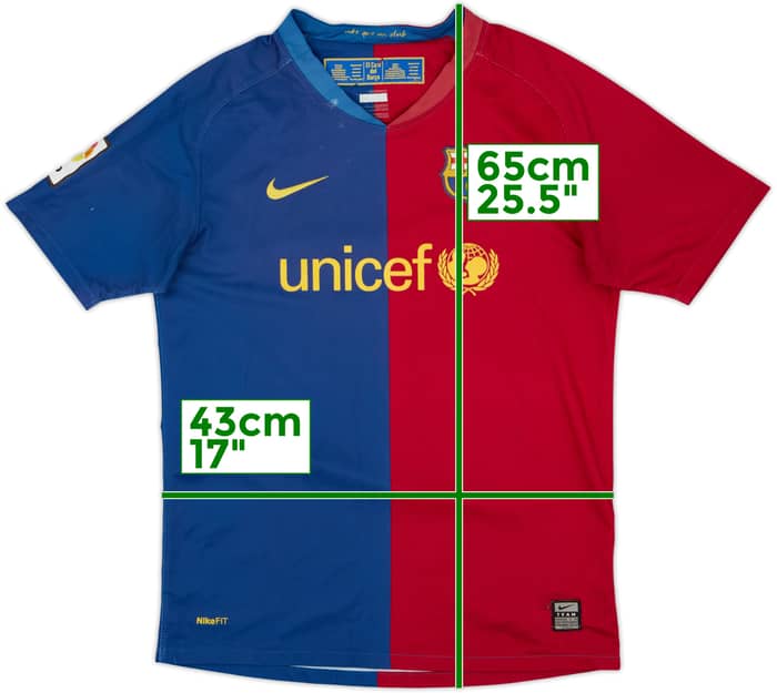 Camiseta de local del Barcelona 2008-09 - 6/10 - (Niños L)