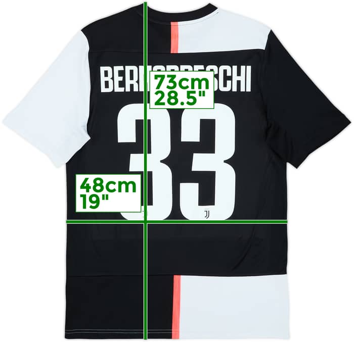 2019-20 Juventus Home Shirt Bernardeschi #33 - 8/10 - (XL.Boys)