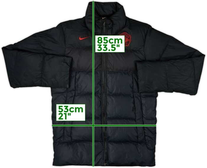 2011-12 Manchester United Nike Padded Bench Coat - 9/10 - (S)