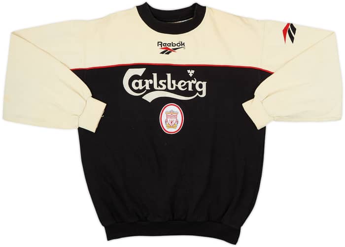 1996-98 Liverpool Reebok Sweat Top - 6/10 - (S)