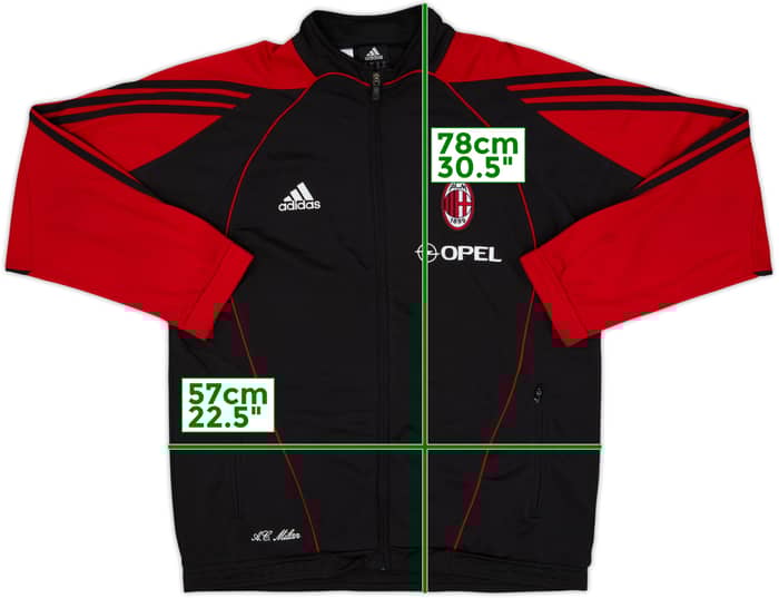 2005-06 AC Milan adidas Track Jacket - 7/10 - (M/L)