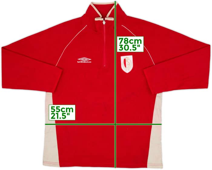 2004-06 Standard Liege Umbro 1/4 Zip Fleece Jacket - 5/10 - (M)