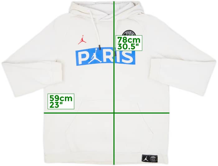 2020-21 Paris Saint-Germain Nike Hooded Sweat Top - 6/10 - (XL)