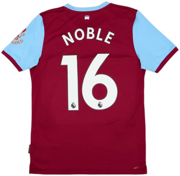 2019-20 West Ham Home Shirt Noble #16 - 9/10 - (S)
