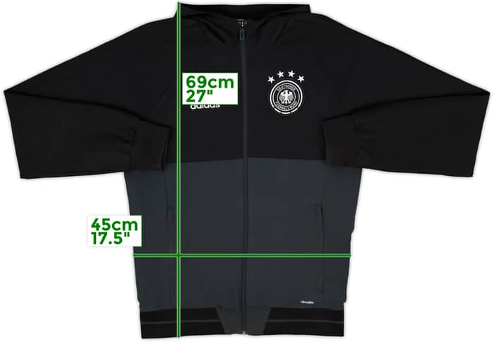 2016-17 Germany adidas Hooded Track Jacket - 6/10 - (S)