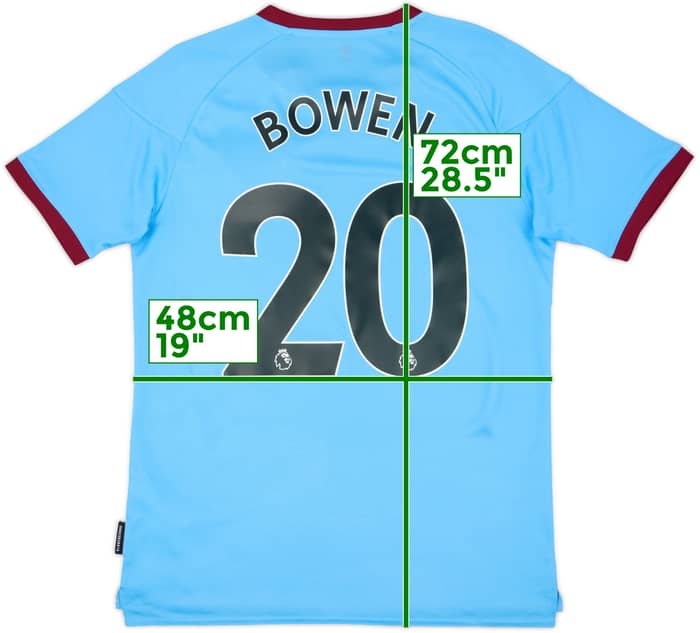 2020-21 West Ham Away Shirt Bowen #20 - 7/10 - (M)