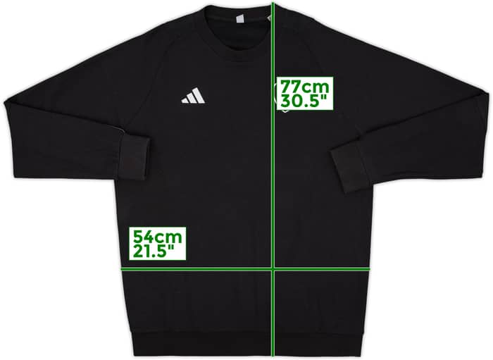 2023-24 Leeds United adidas Sweat Top - 6/10 - (L)