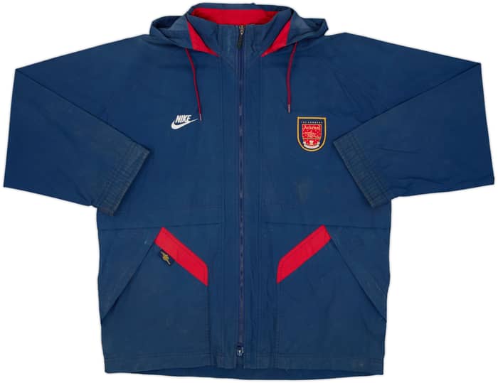 1998-99 Arsenal Nike Hooded Track Jacket - 6/10 - (M)