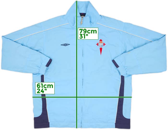 2003-05 Celta Vigo Umbro Track Jacket - 8/10 - (L)