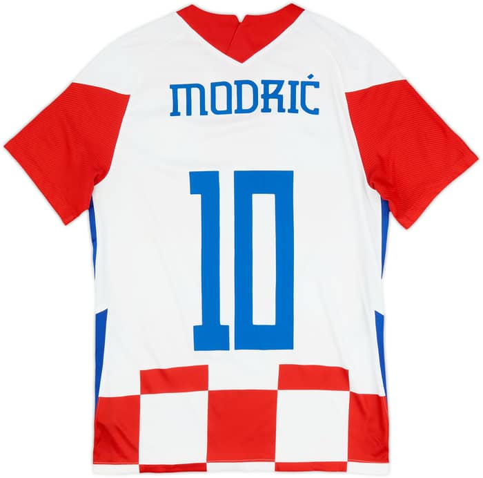 2020-21 Croatia Home Shirt Modric #10 - 7/10 - (M)
