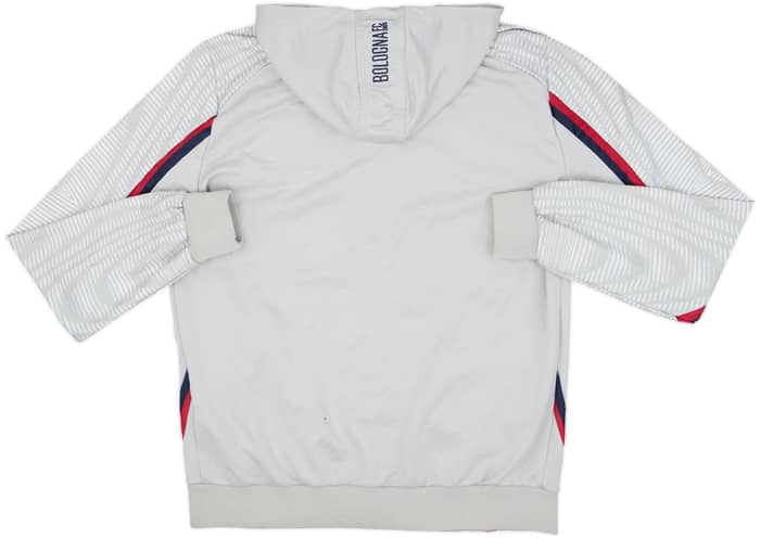 2022-23 Bologna Macron Hooded Track Jacket - 8/10 - (L)