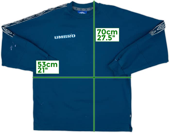 1995-97 Chelsea Umbro Sweat Top - 7/10 - (M)