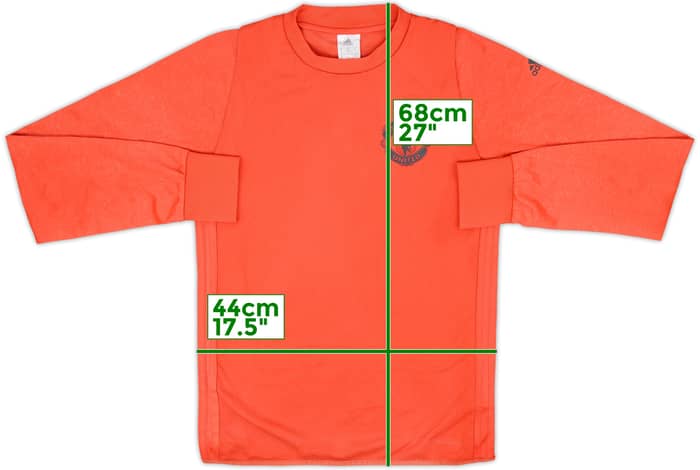 2016-17 Manchester United adidas Sweat Top - 8/10 - (XS)