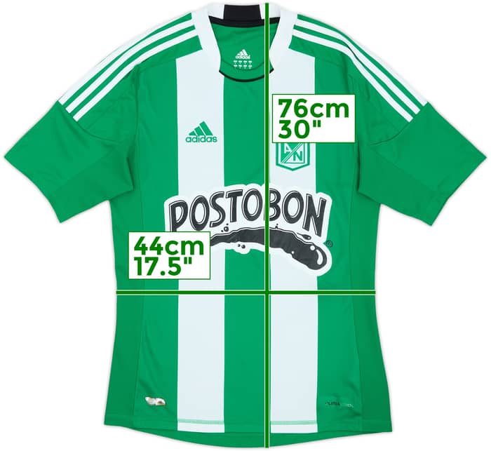 2012 Atletico Nacional Home Shirt - 9/10 - (S)