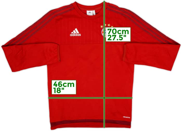 2015-16 Bayern Múnich adidas Sudadera - 8/10 - (XS)