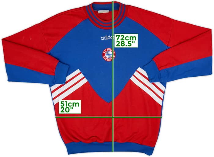1995-97 Bayern Munich adidas Sweat Top - 7/10 - (L/XL)