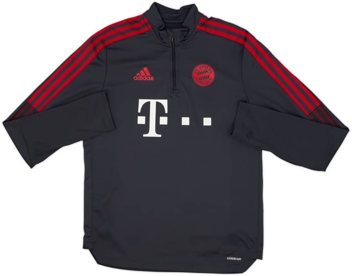 2019-20 Bayern Munich adidas 1/4 Zip Training Top - 8/10 - (XL.Boys)