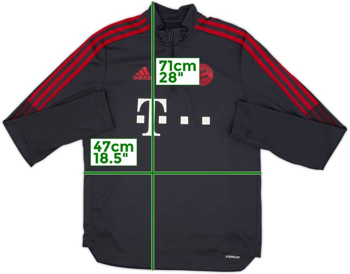 2019-20 Bayern Munich adidas 1/4 Zip Training Top - 8/10 - (XL.Boys)