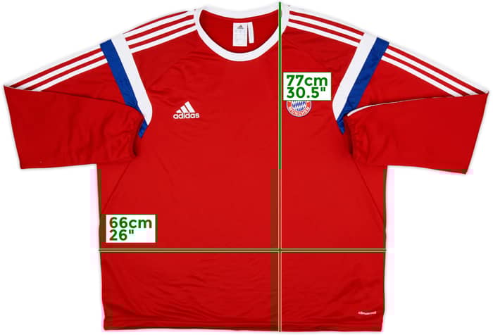 2014-15 Bayern Munich adidas Sweat Top - 8/10 - (XXL)