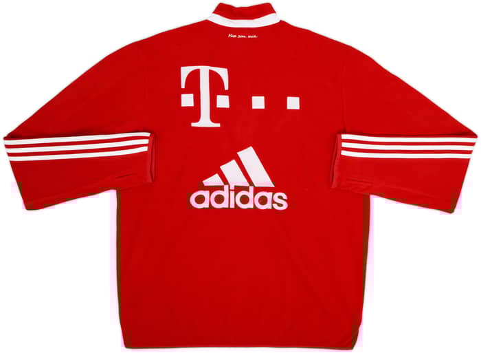 2013-14 Bayern Munich Player Issue adidas 1/4 Zip Fleece Top - 8/10 - (L/XL)