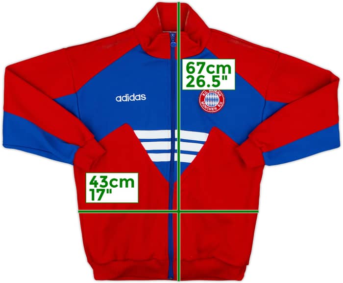 1995-97 Bayern Munich adidas Track Jacket - 8/10 - (XL.Boys)