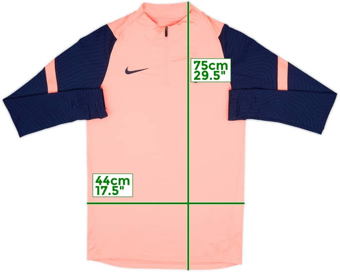 2020-21 Tottenham Nike 1/4 Zip Drill Top - 8/10 - (S)