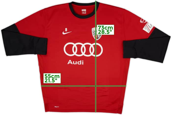 2009-10 Ingolstadt Player Issue Nike Sweat Top #8 - 5/10 - (XL)