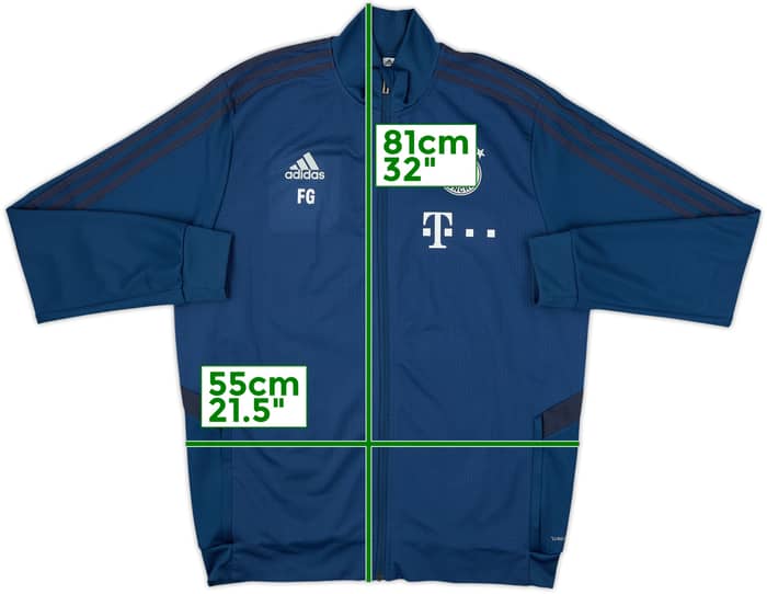 2019-20 Bayern Munich adidas Staff Issue Track Jacket FG - 8/10 - (L)