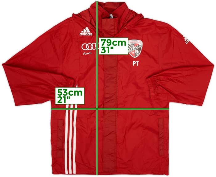 2011-12 adidas Template Hooded Rain Coat (Ingolstadt) PT - 8/10 - (S)