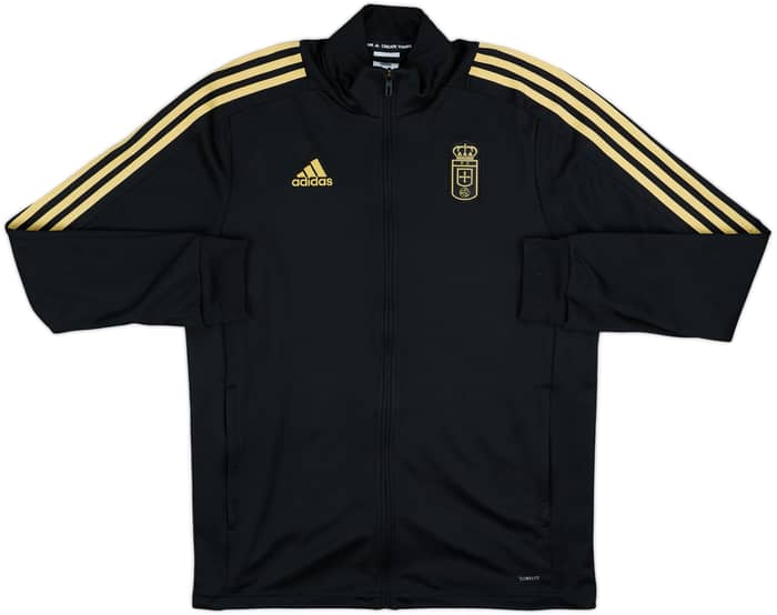 2018-19 Real Oviedo adidas Track Jacket - 8/10 - (L)
