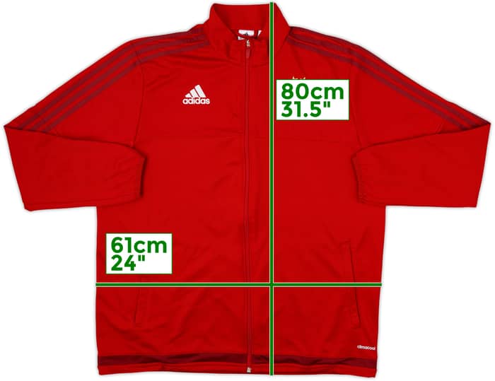 2015-16 Bayern Munich adidas Track Jacket - 8/10 - (XL)