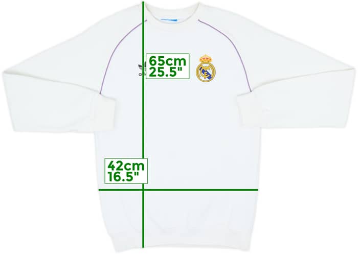 2016-17 Real Madrid adidas Sweat Top - 7/10 - (S)