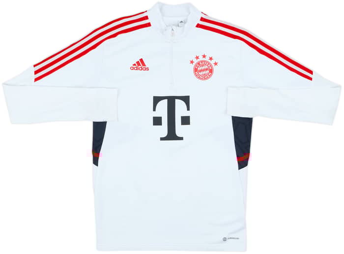 2022-23 Bayern Munich adidas 1/4 Zip Training Top - 8/10 - (S)