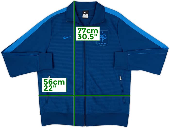 2012-13 France Nike N98 Track Jacket - 10/10 - (XL)
